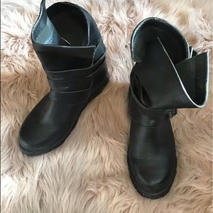 Black Biker Boots